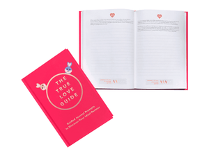 The True Love Guide is a guided journal that helps you discover your ideal partner; including 100+ journal questions, insights, infographics, & more. More romance, less heartbreak; more happy marriages, less stressful divorces.